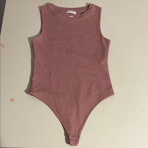 Babaton Mauve Sleeveless Bodysuit- Size Medium